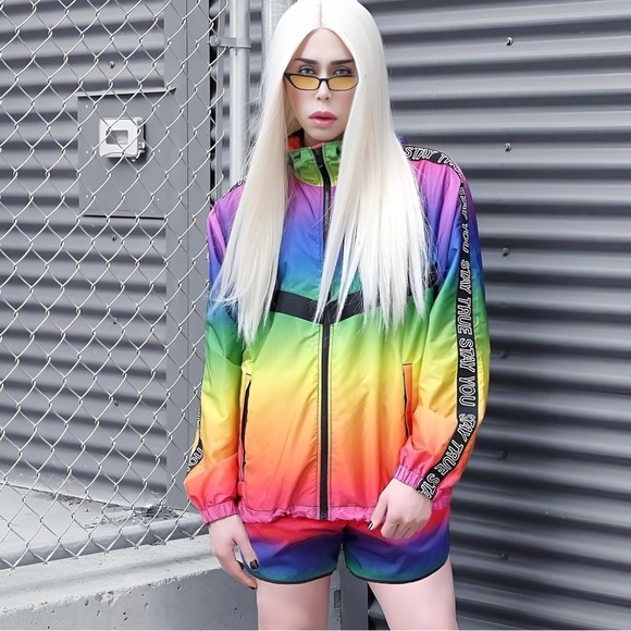 H&M Pride Windbreaker & Shorts - Picture 2 of 3
